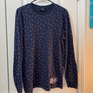 Used Jordan Navy‎ Long Sleeve Shirt